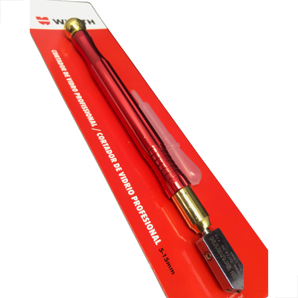 Cortador Profissional Wurth 5 a 15MM Corte de Vidro Espelho