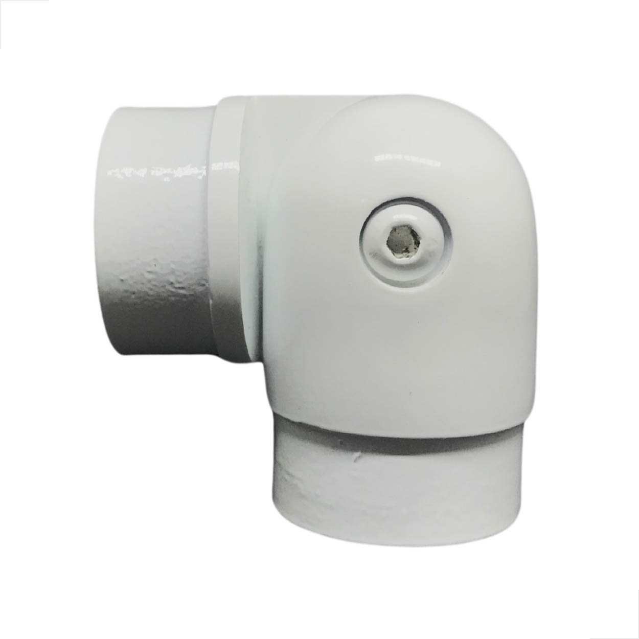 Cotovelo Articulado Tubo De 2 Corrimão Guarda Corpo Branco