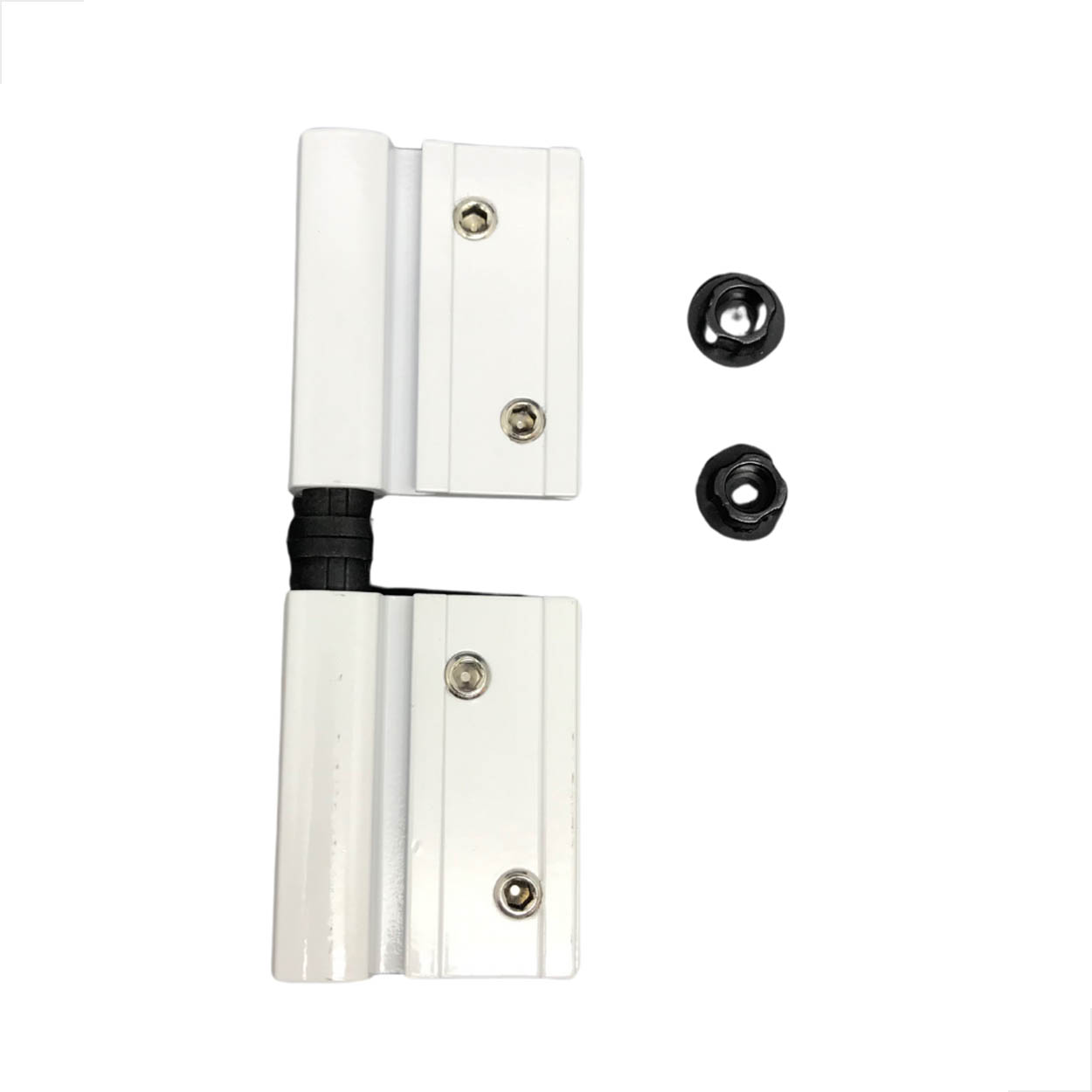 Dobradiça 02 Abas Linha30 Porta Alúminio Dob751 2pçs Branco