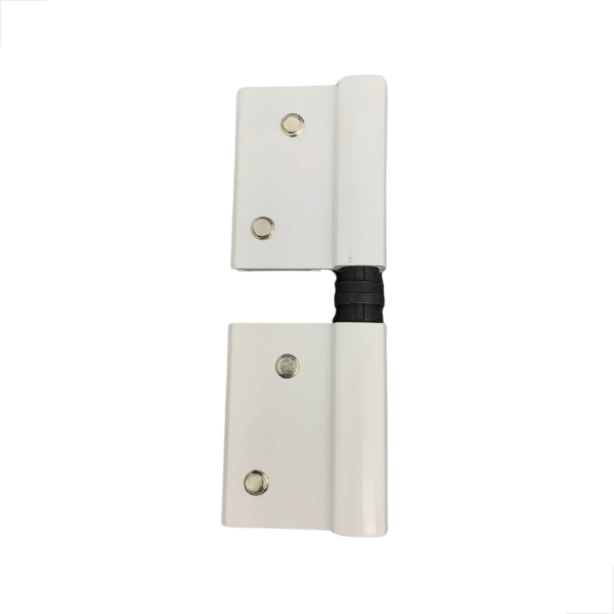 Dobradiça 02 Abas Linha30 Porta Alúminio Dob751 2pçs Branco