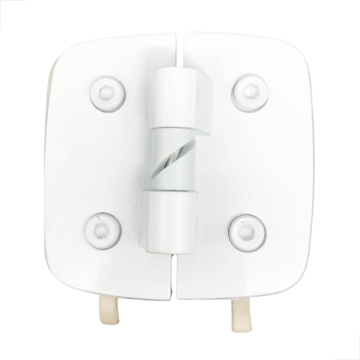 Dobradiça Automática Dupla V/v Vidro Direito 1129 Branco