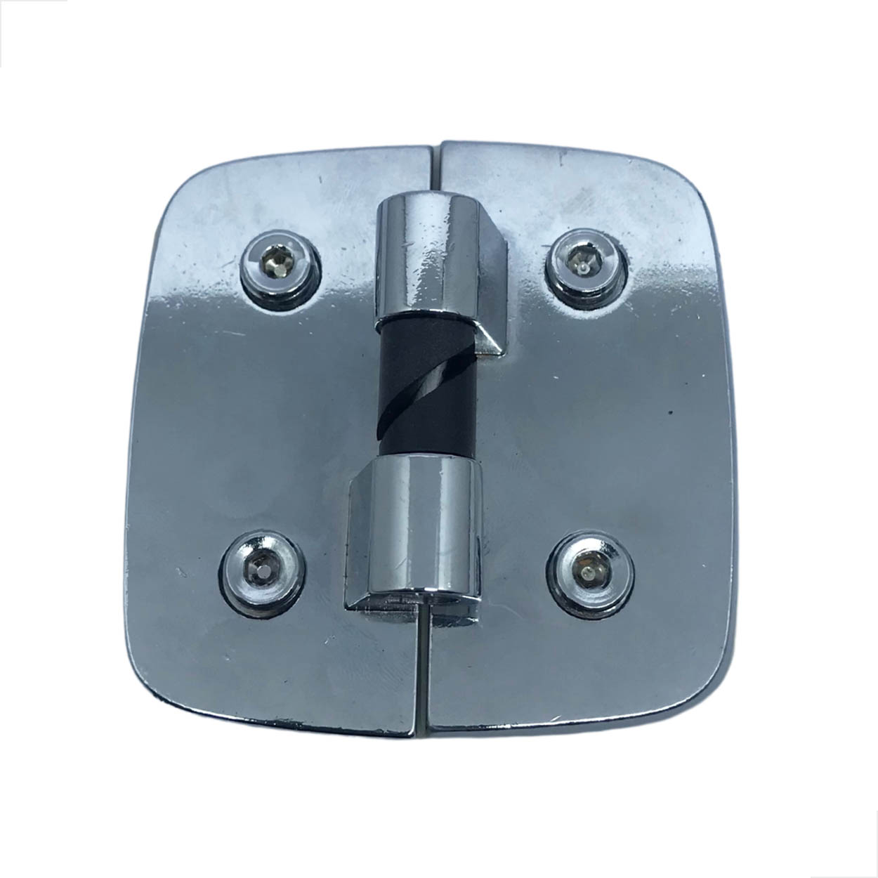 Dobradiça Automática Dupla V/v Vidro Direito 1129 Cromado