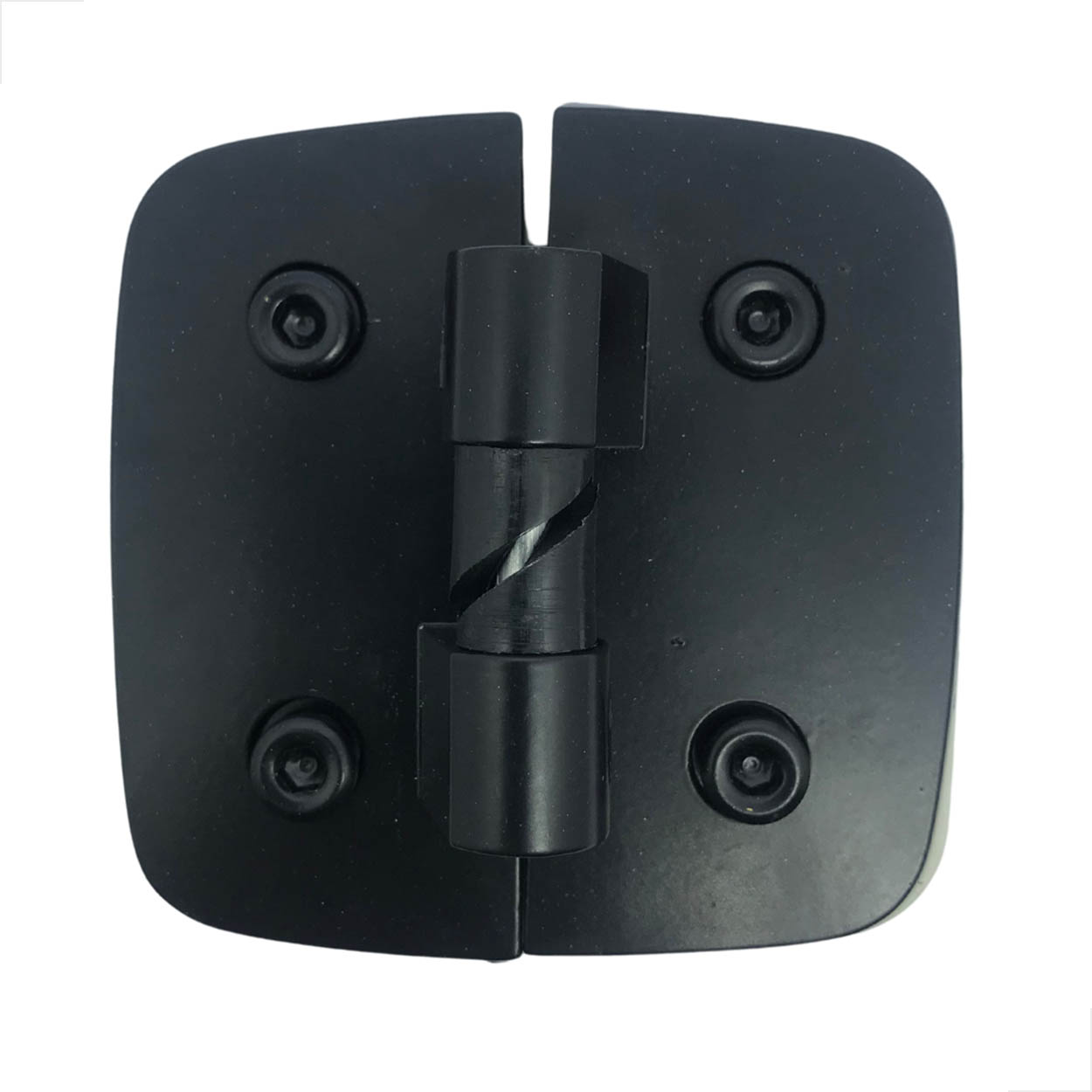 Dobradiça Automática Dupla V/v Vidro Direito 1129 Preto
