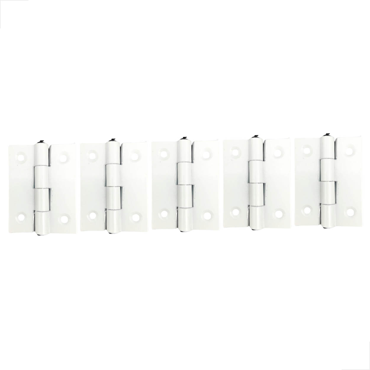 Dobradiça Em Alumínio 50x40mm Branco Para Portas 5 Unidades