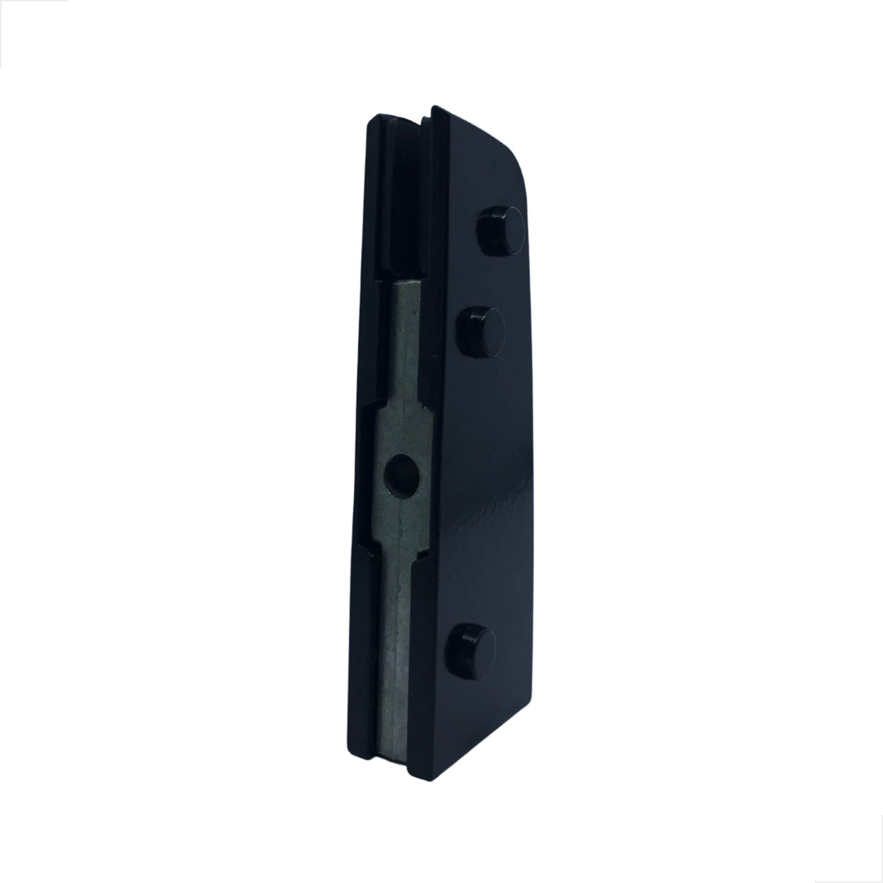 Dobradiça Inferior Porta Vidro Pivotante G1103A Preto