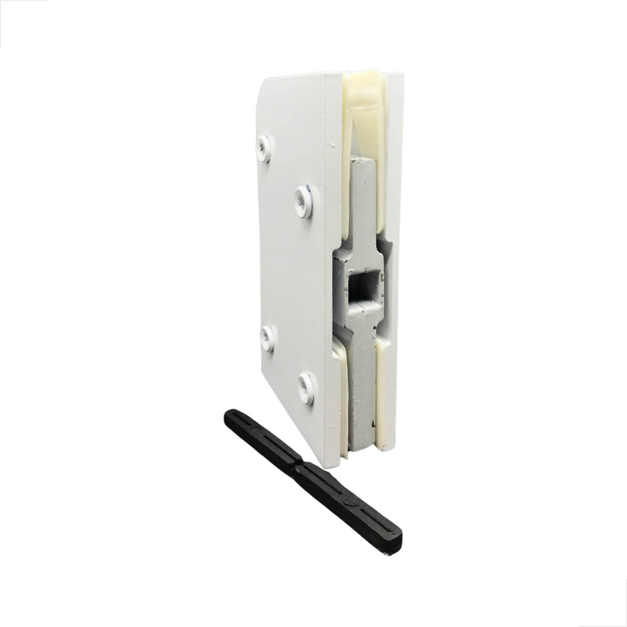 Dobradiça Inferior Reforçada Com 4 Furos G1103PGA Branco