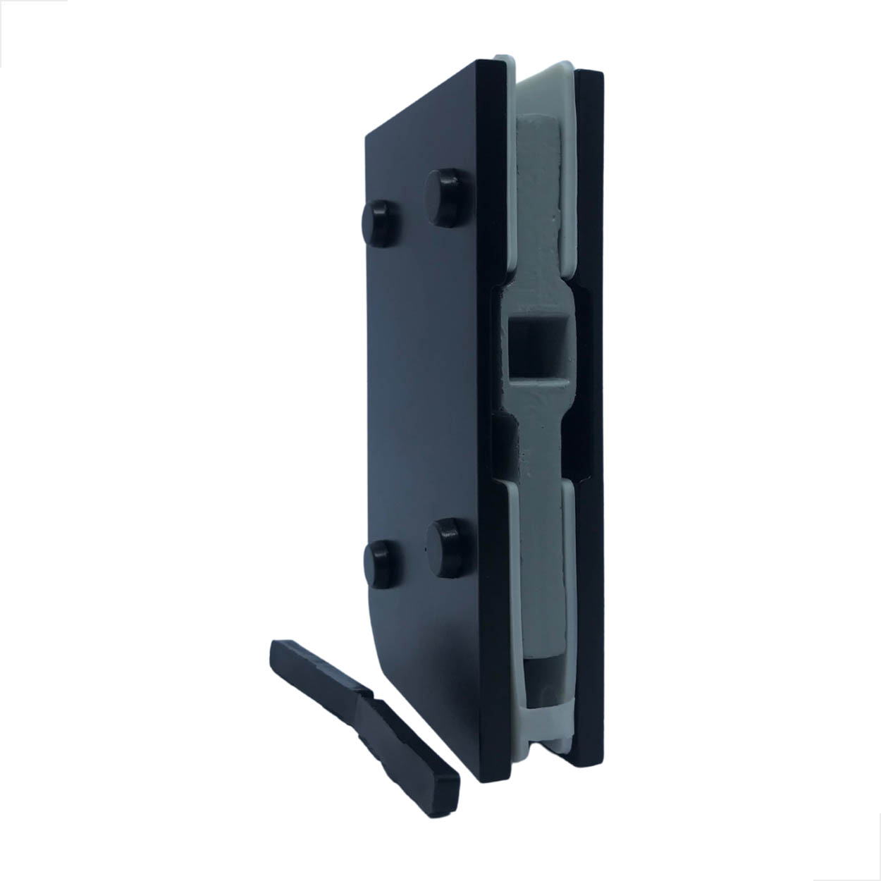 Dobradiça Inferior Reforçada Com 4 Furos G1103PGA Preto