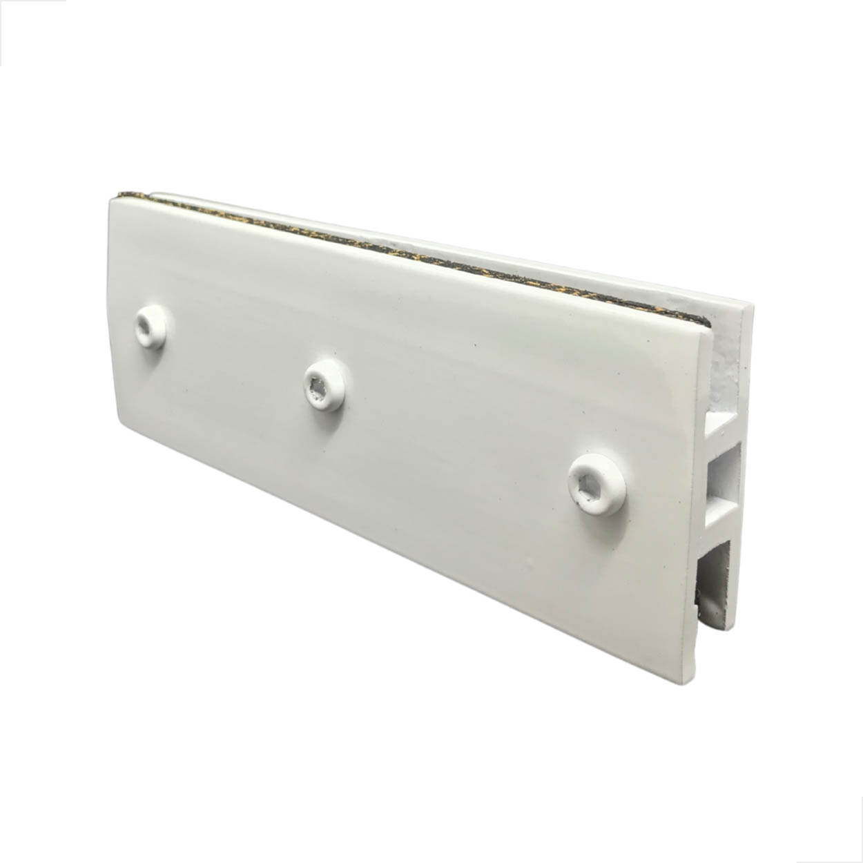 Dobradiça Inferior Vertical 1103RM Porta Vidro Latão Branco