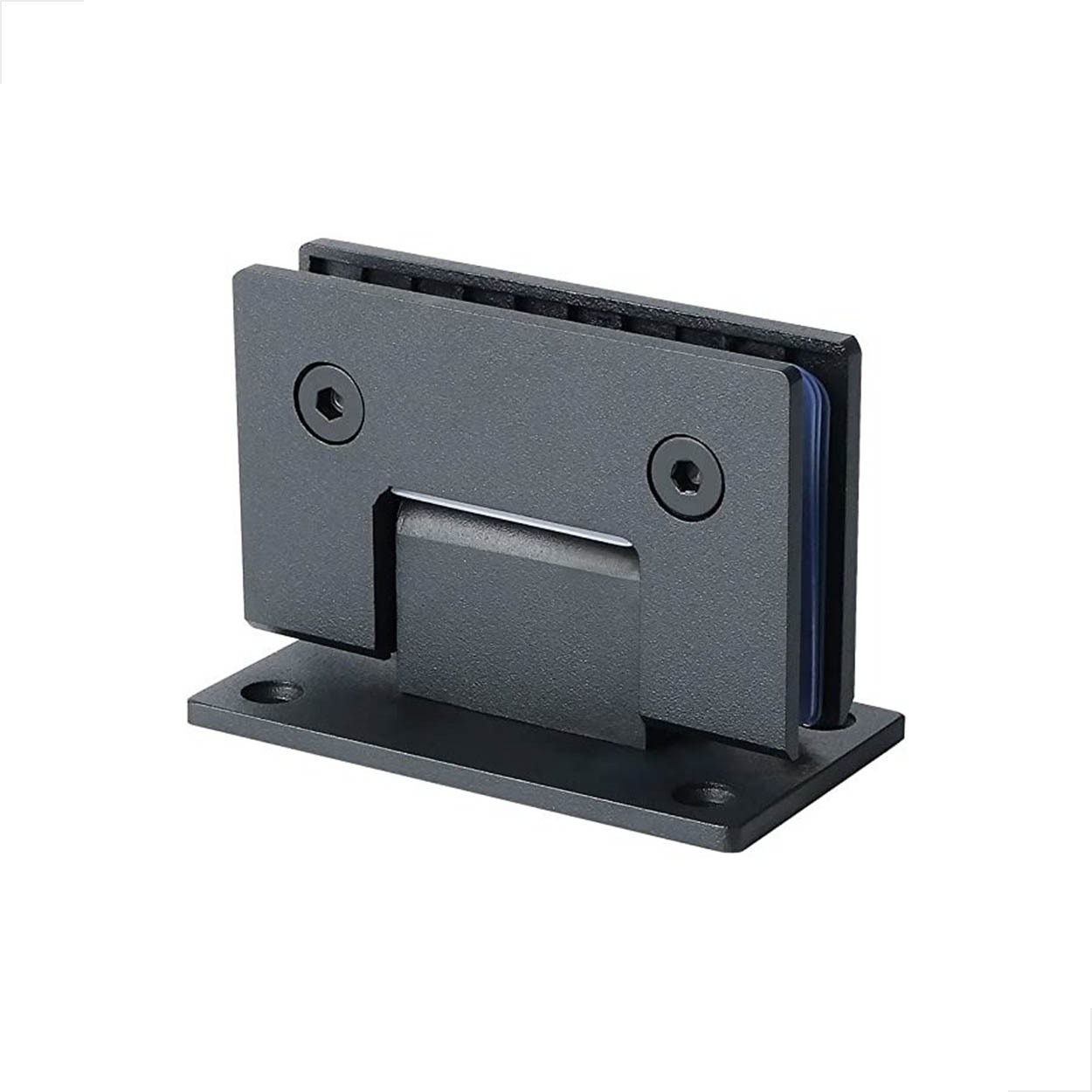 Dobradiça inox GV48 VIDRO/ALV Porta box de vidro 1012 Preto