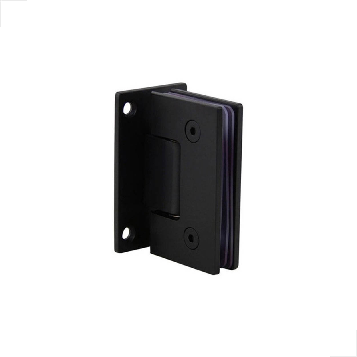 Dobradiça inox GV48 VIDRO/ALV Porta box de vidro 1012 Preto