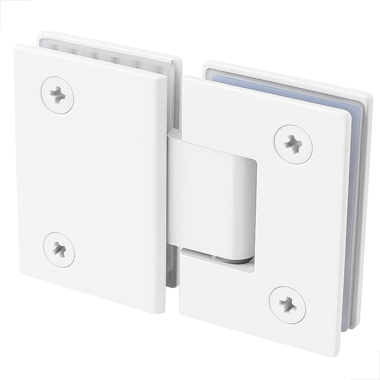Dobradiça Inox GV48 Vidro/Vidro Porta Box de Vidro Branco