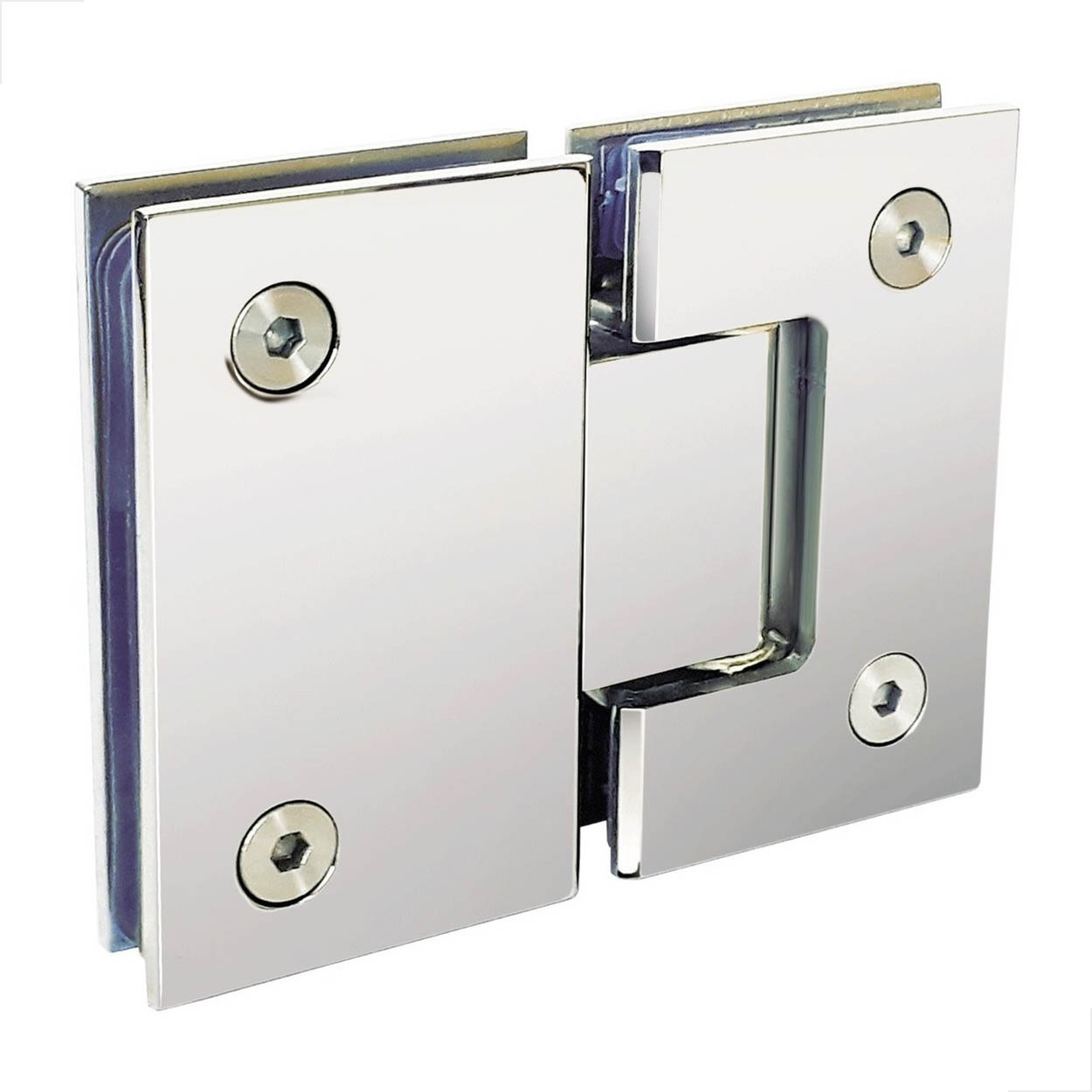 Dobradiça Inox GV48 Vidro/Vidro Porta Box de Vidro Polido