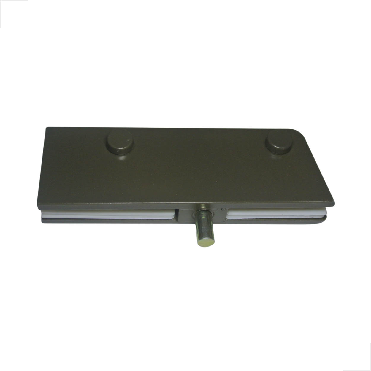 Dobradiça Sem Miolo Com Pino P/ Porta De Vidro 3140 Bronze