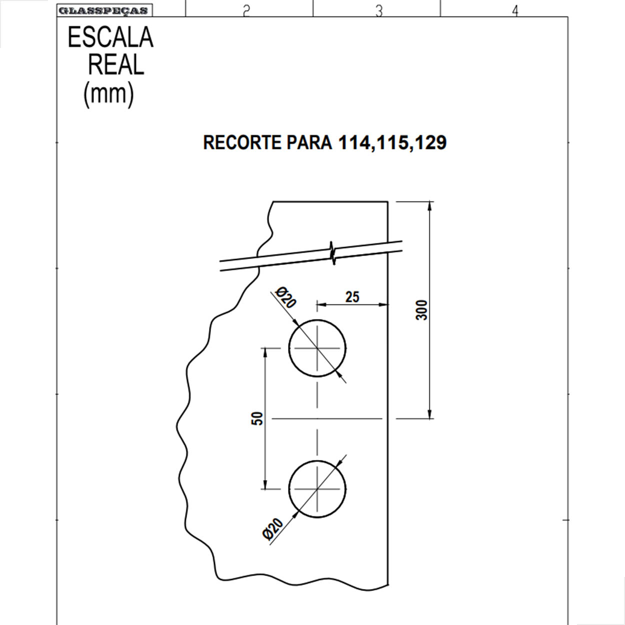 Dobradiça Simples G1115 V/A P/ Porta De Box De Vidro Preto