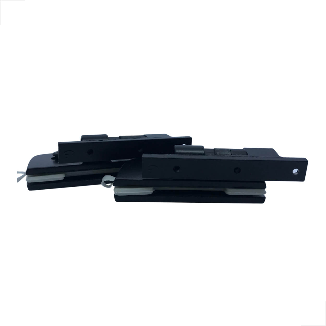 Dobradiça Simples Porta De Vidro Box 1115 Preto 2 Unidades