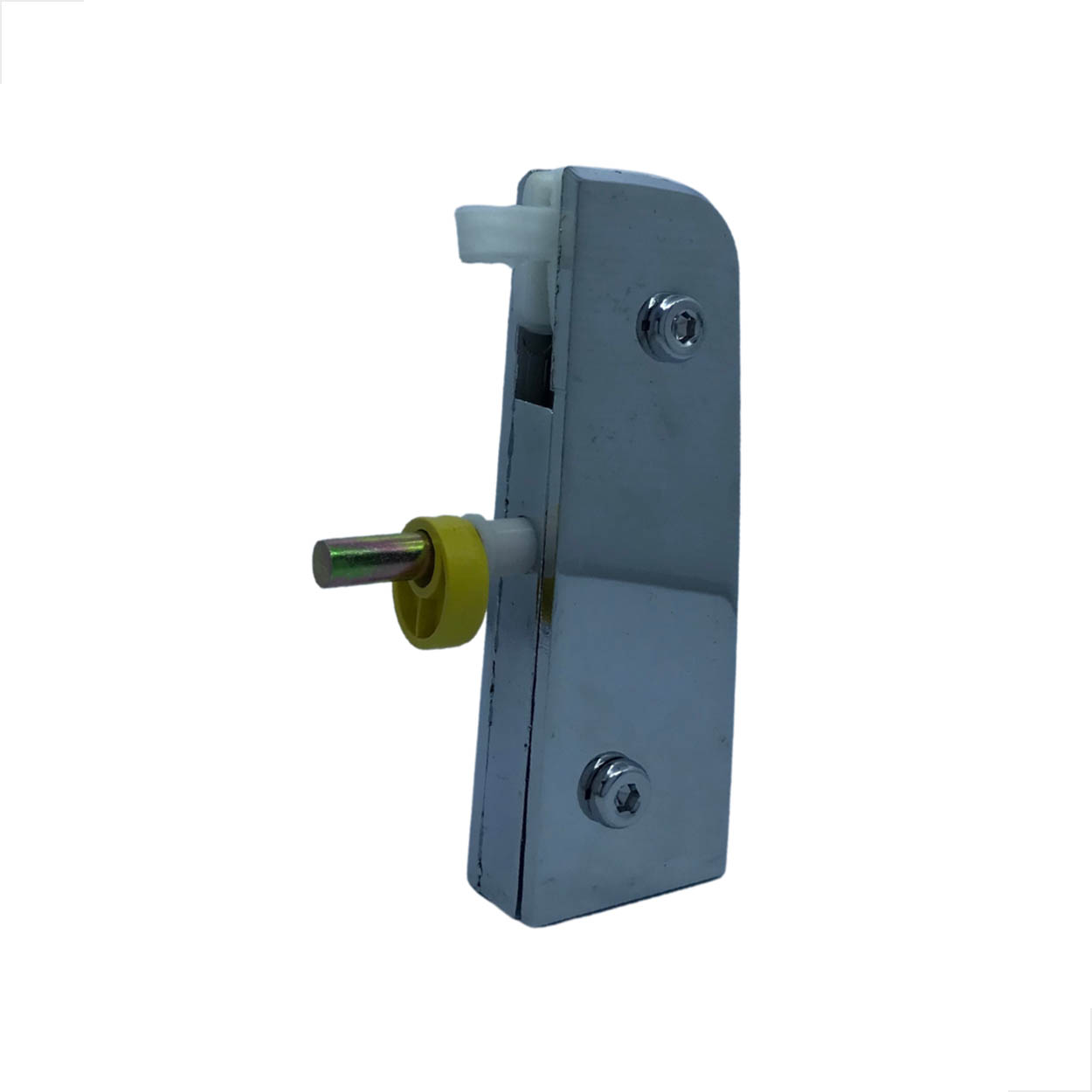 Dobradiça Superior G1101 C/Pino Porta De Vidro Metal Cromado