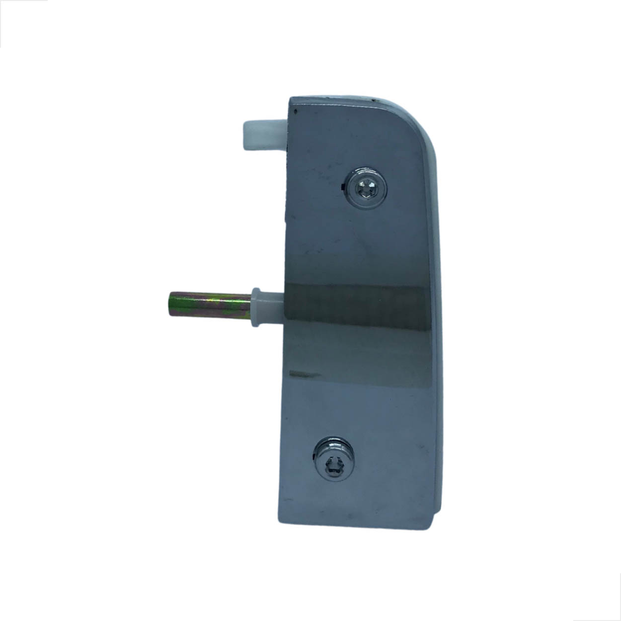 Dobradiça Superior G1101 C/Pino Porta De Vidro Metal Cromado