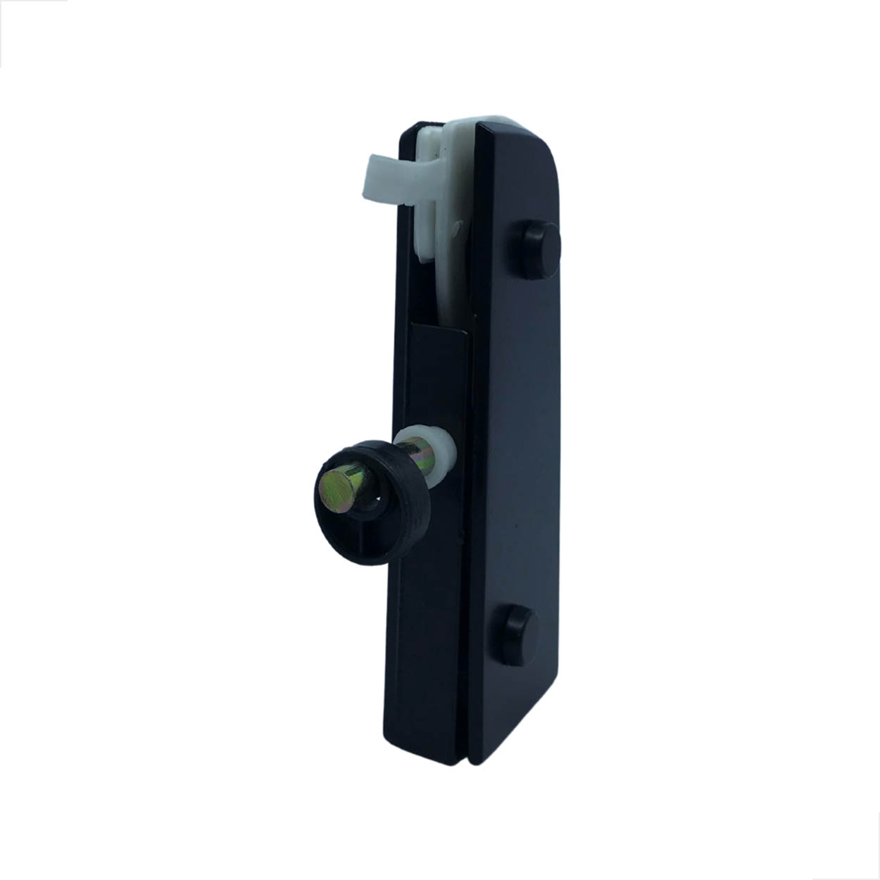 Dobradiça Superior G1101 C/Pino Porta De Vidro Metal Preto