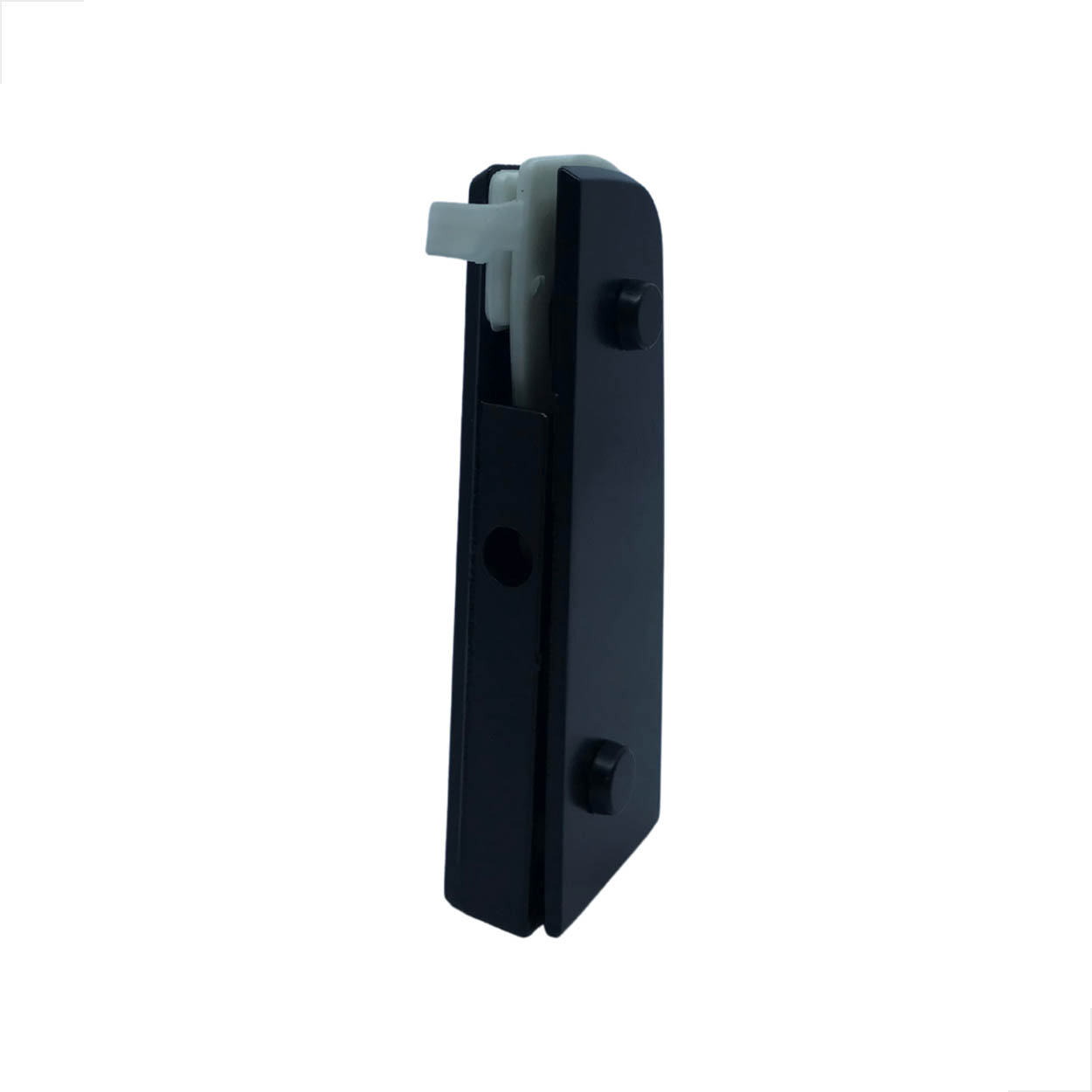 Dobradiça Superior G1101 C/Pino Porta De Vidro Metal Preto