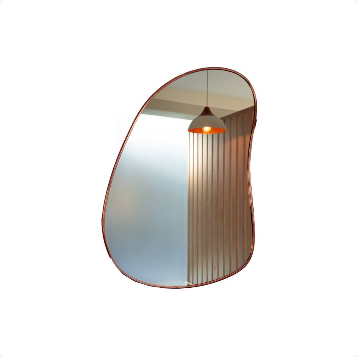Espelhos Organico Blossom Com Moldura 560 x 735 Rose