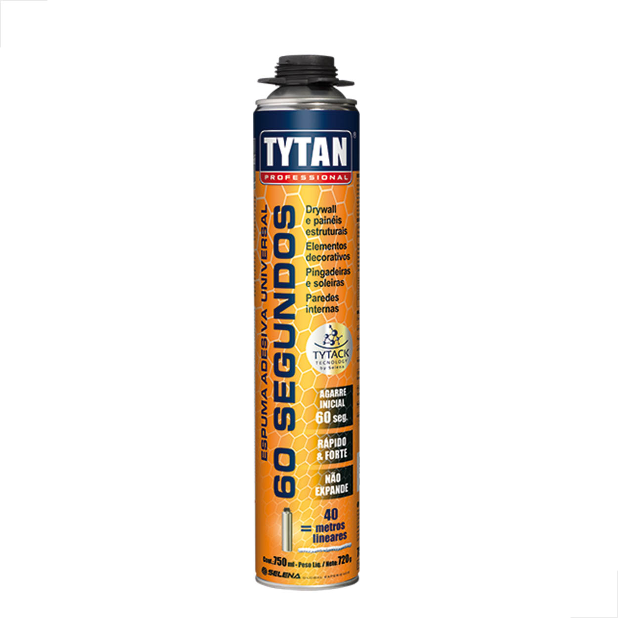 Espuma Adesiva Universal 60 Segundos Tytan 720g/750ml