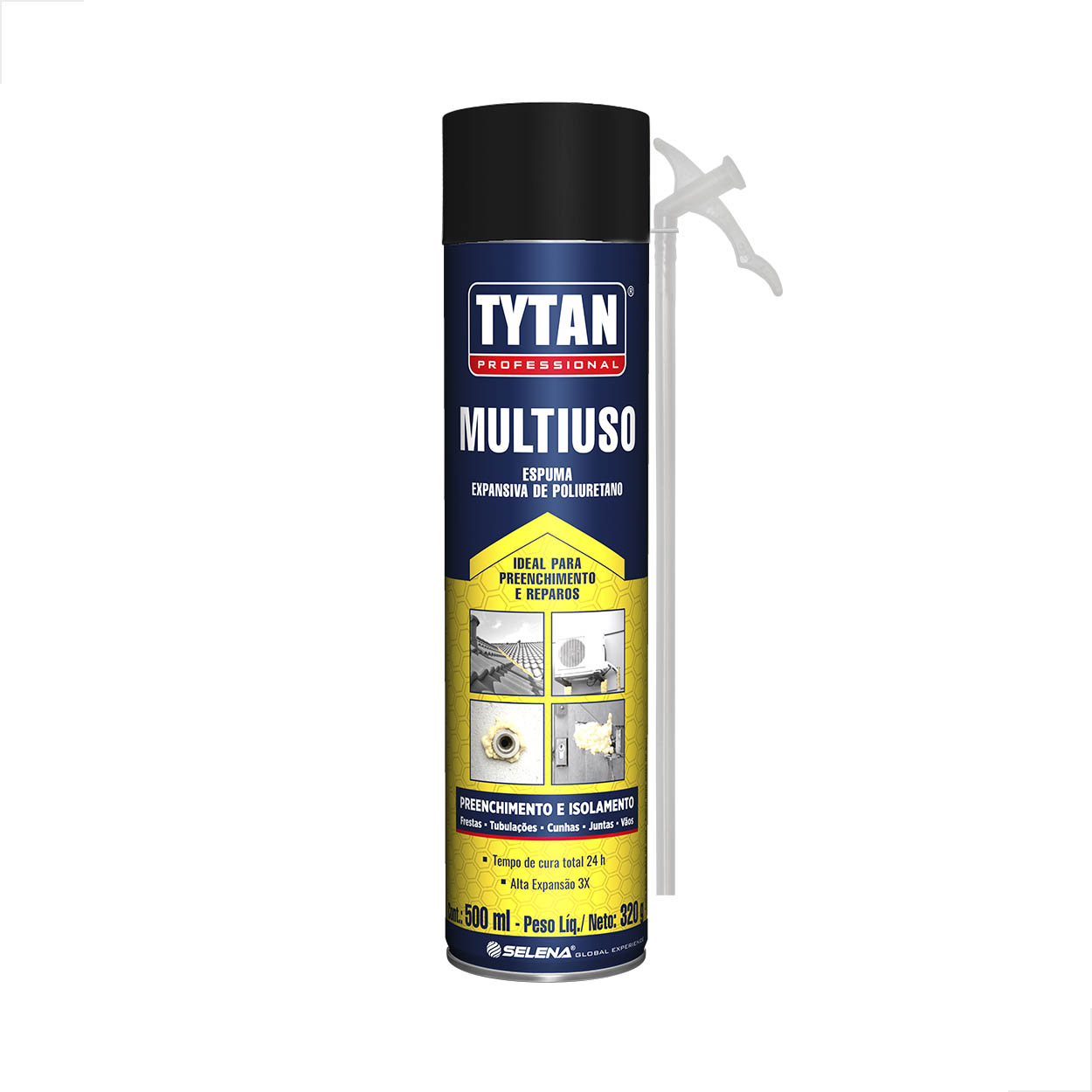 Espuma Expansiva Multiuso Poliuretano Tytan 500mL 320G