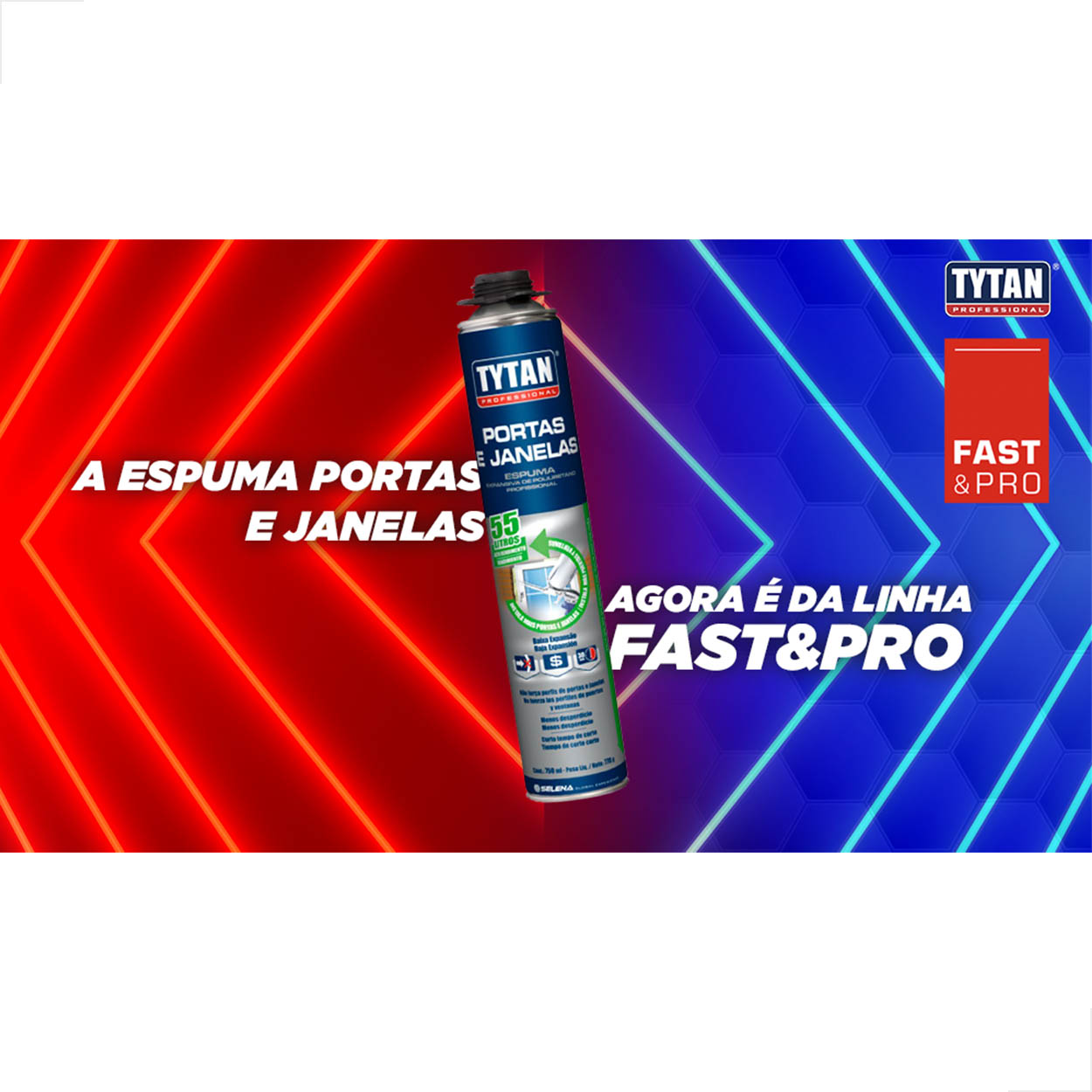 Espuma Expansiva Tytan Portas E Janelas 770g 750ml Kit 6 Un