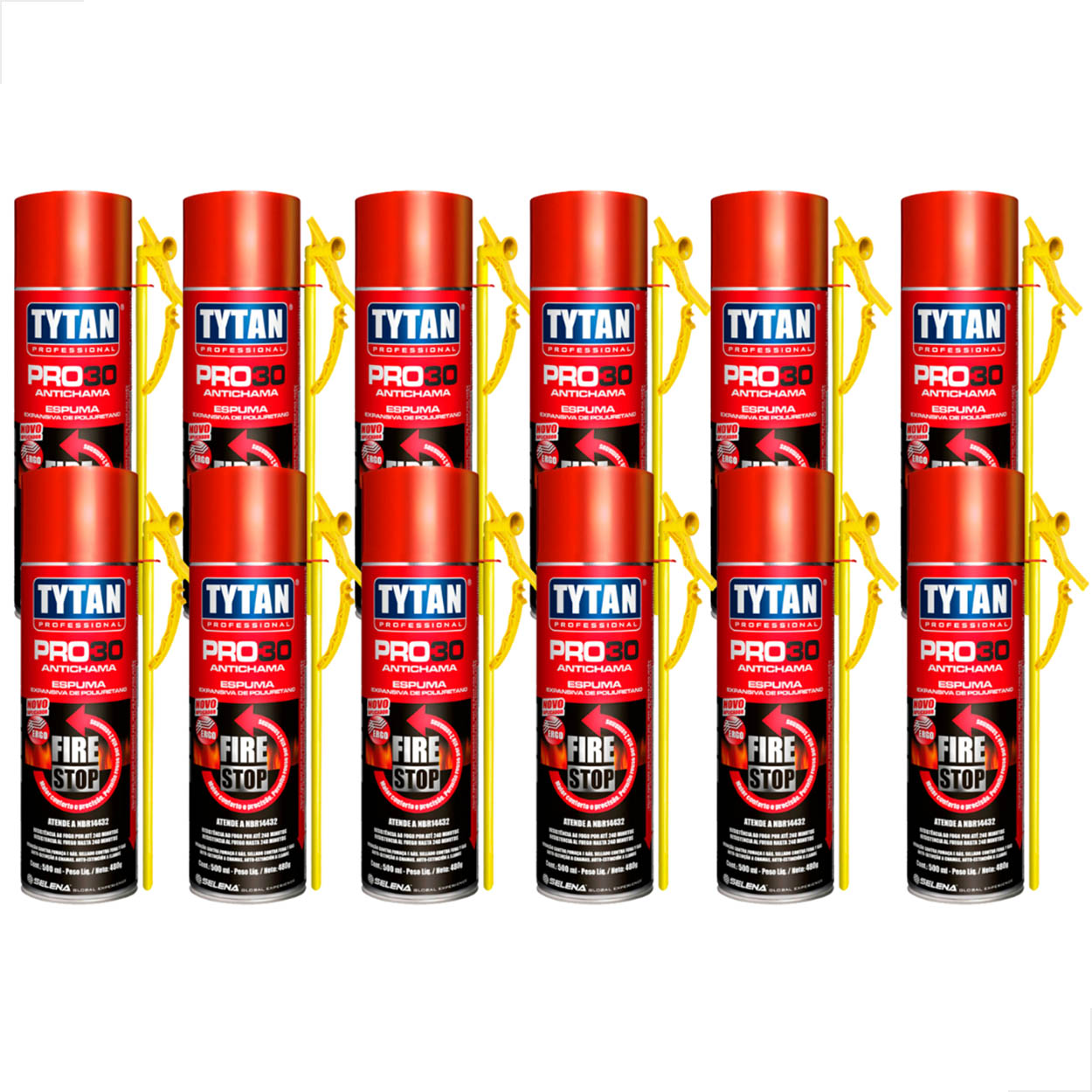 Espuma Expansiva Tytan Pro30 500ml/400g - Tytan Selena 12 Un