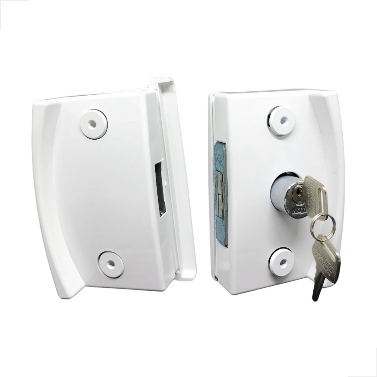 Fechadura 3532 + Contra 3536 + Miolo Para Janela Correr BCO