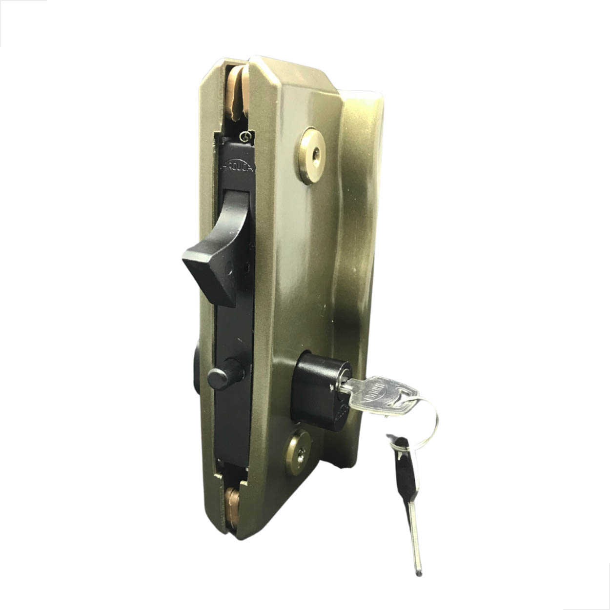 Fechadura Bico-De -Papagaio Com Abas P/ Janela AL1510 Bronze