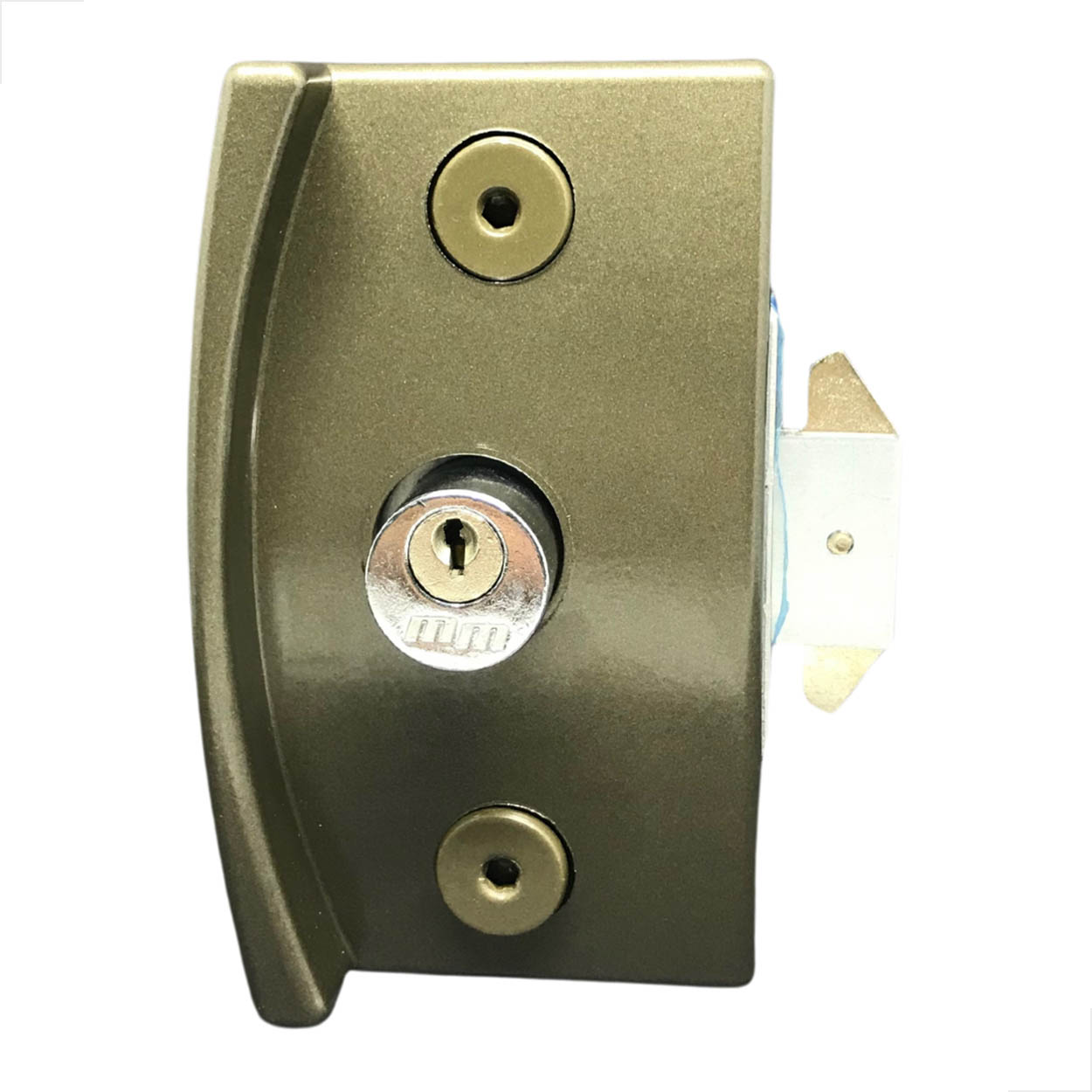 Fechadura Blindex Porta Vidro Correr 3530 Va Completa Bronze