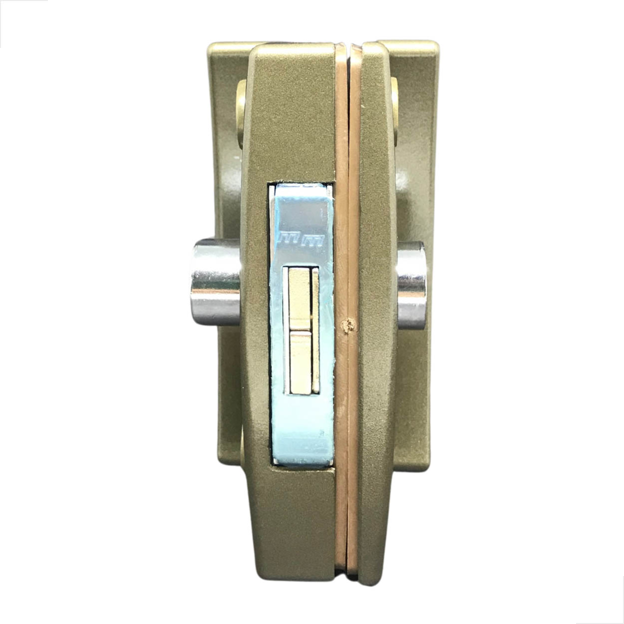 Fechadura Blindex Porta Vidro Correr 3530 Va Completa Bronze
