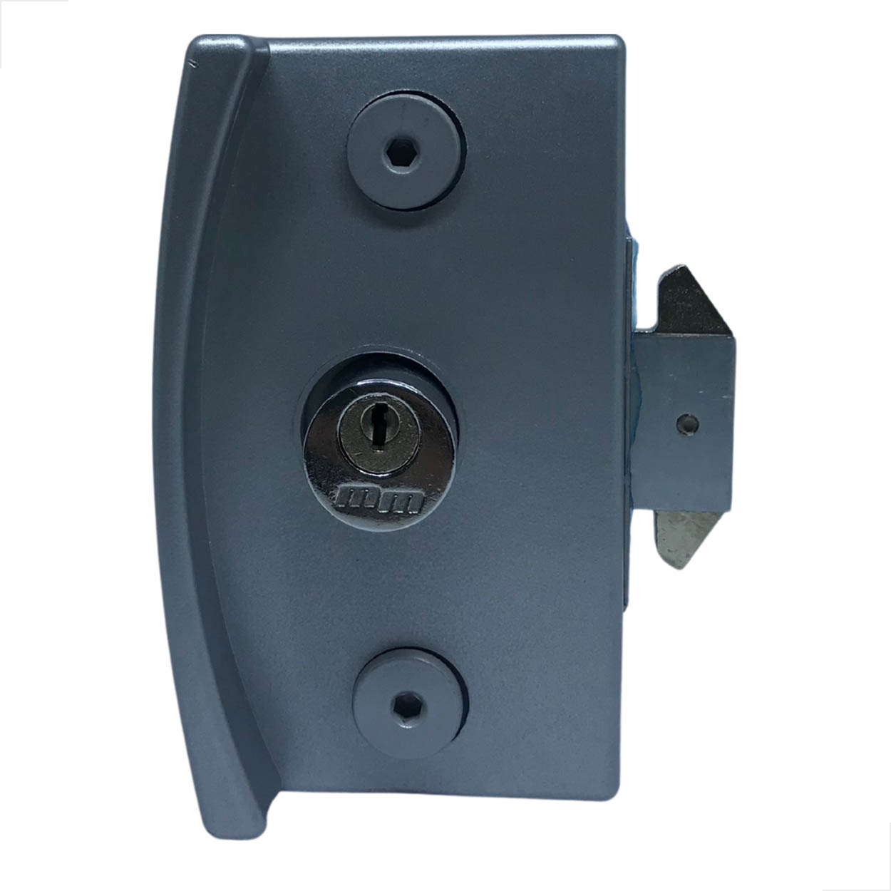 Fechadura Blindex Porta Vidro Correr 3530 Va Completa Fosco