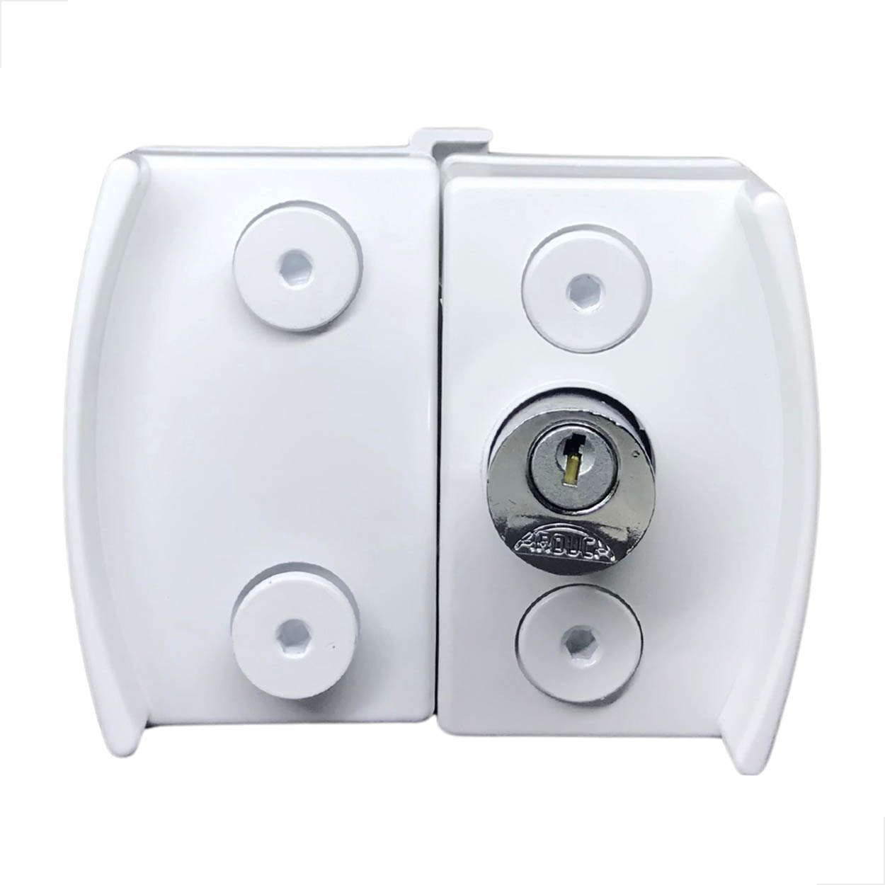 Fechadura e Contra Mini 3532 3536 Para Janela Correr Branco