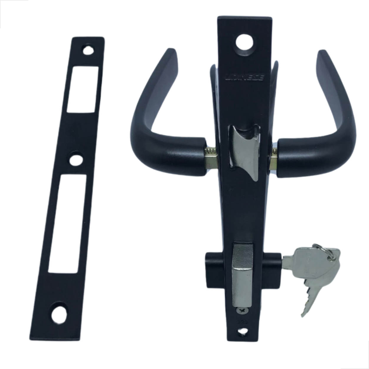 Fechadura Giro 323 Papaiz Udinese Preto P/ Porta e Portão