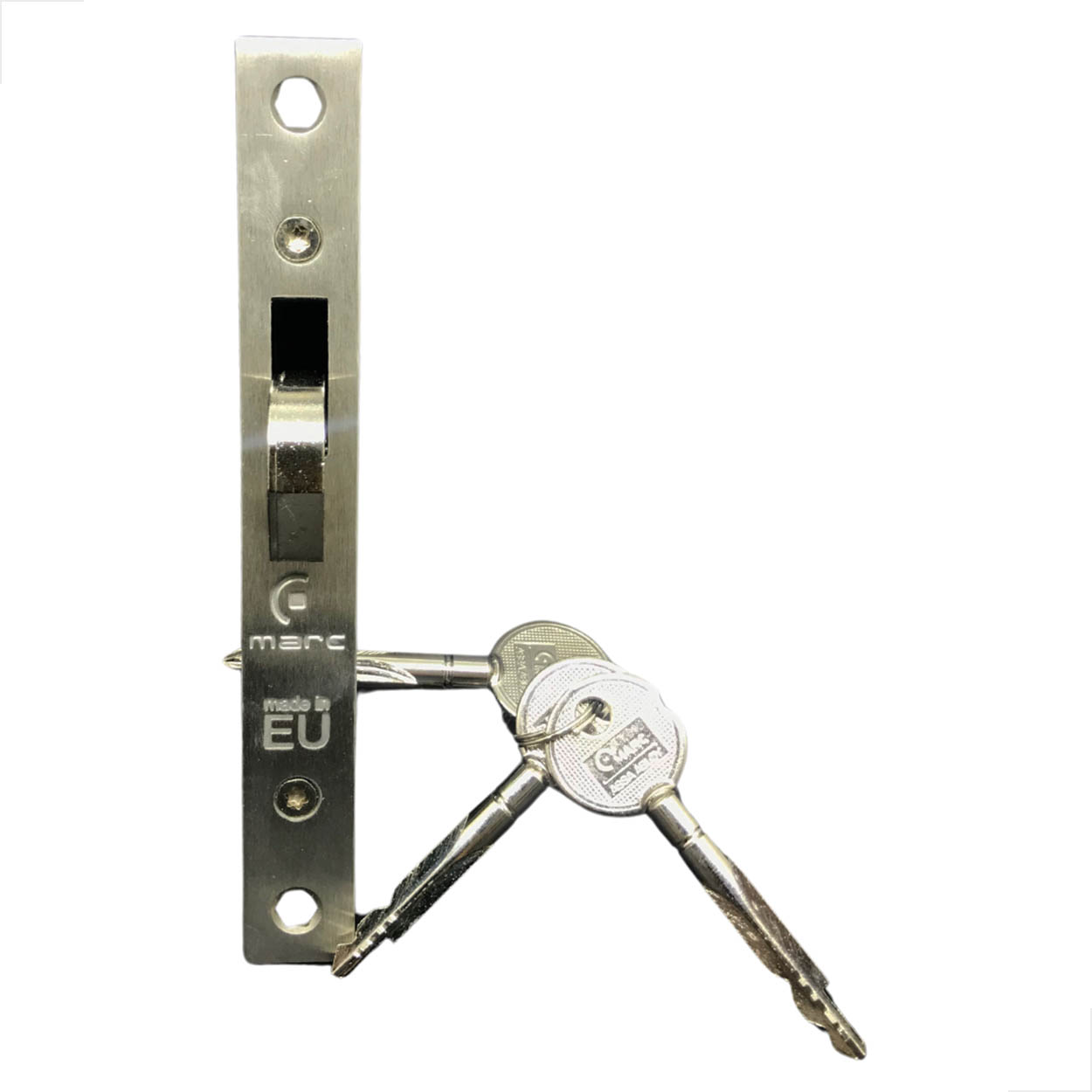 Fechadura Inox Correr Tetra Gold 731Lg Cilindro Cruz Preto