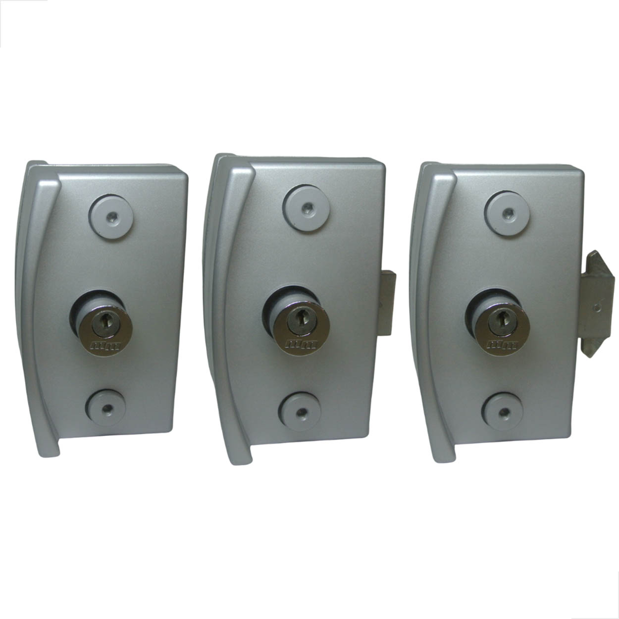 Fechadura Blindex Porta Vidro Correr 3530 Vv Completa Fosco