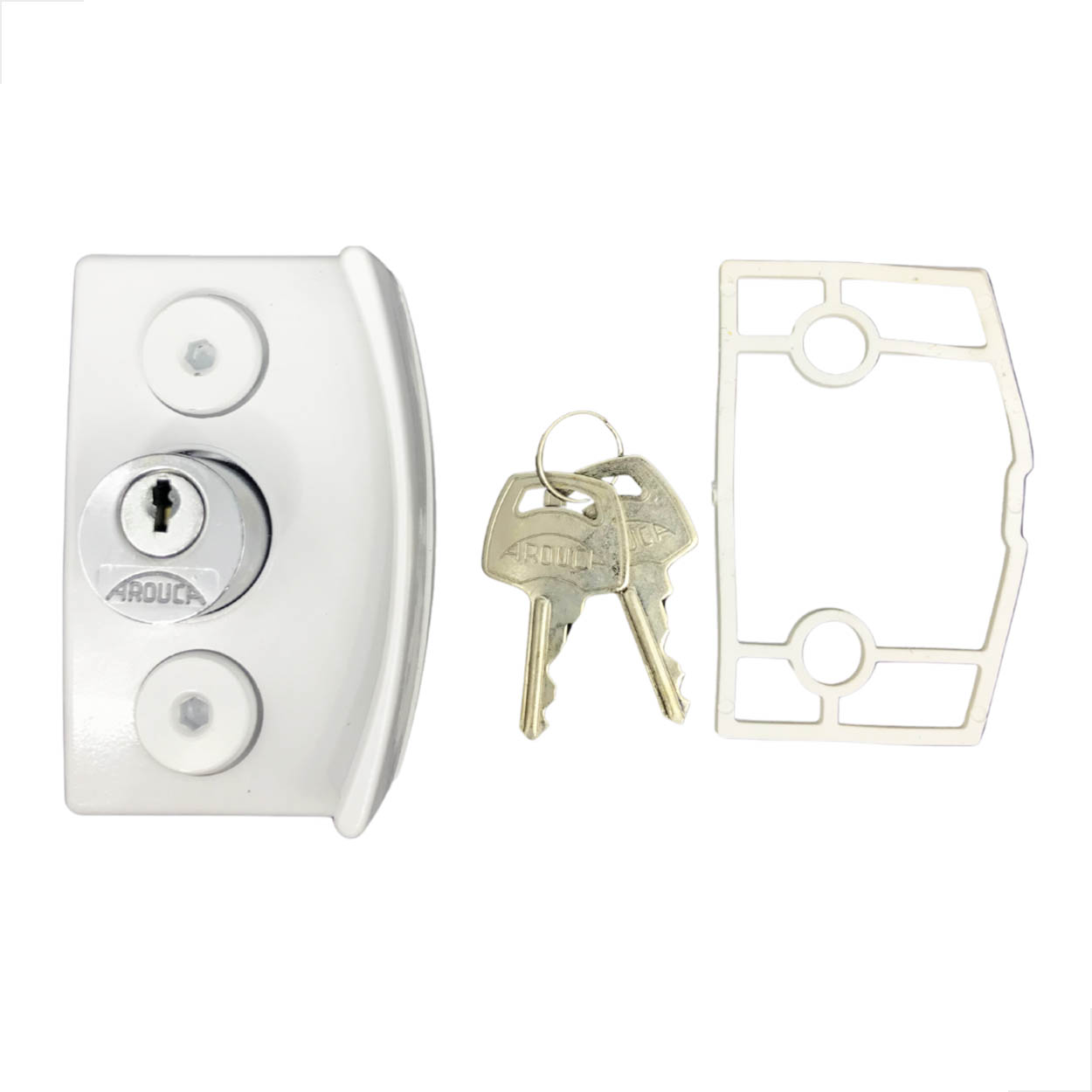 Fechadura Modelo Blindex Janela De Correr 3532Mini Branco