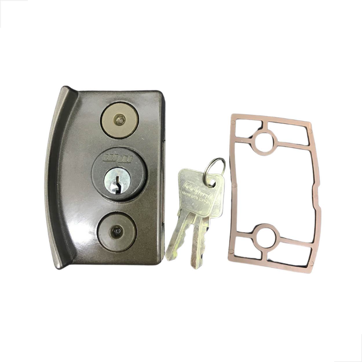 Fechadura Modelo Blindex Janela De Correr 3532Mini Bronze
