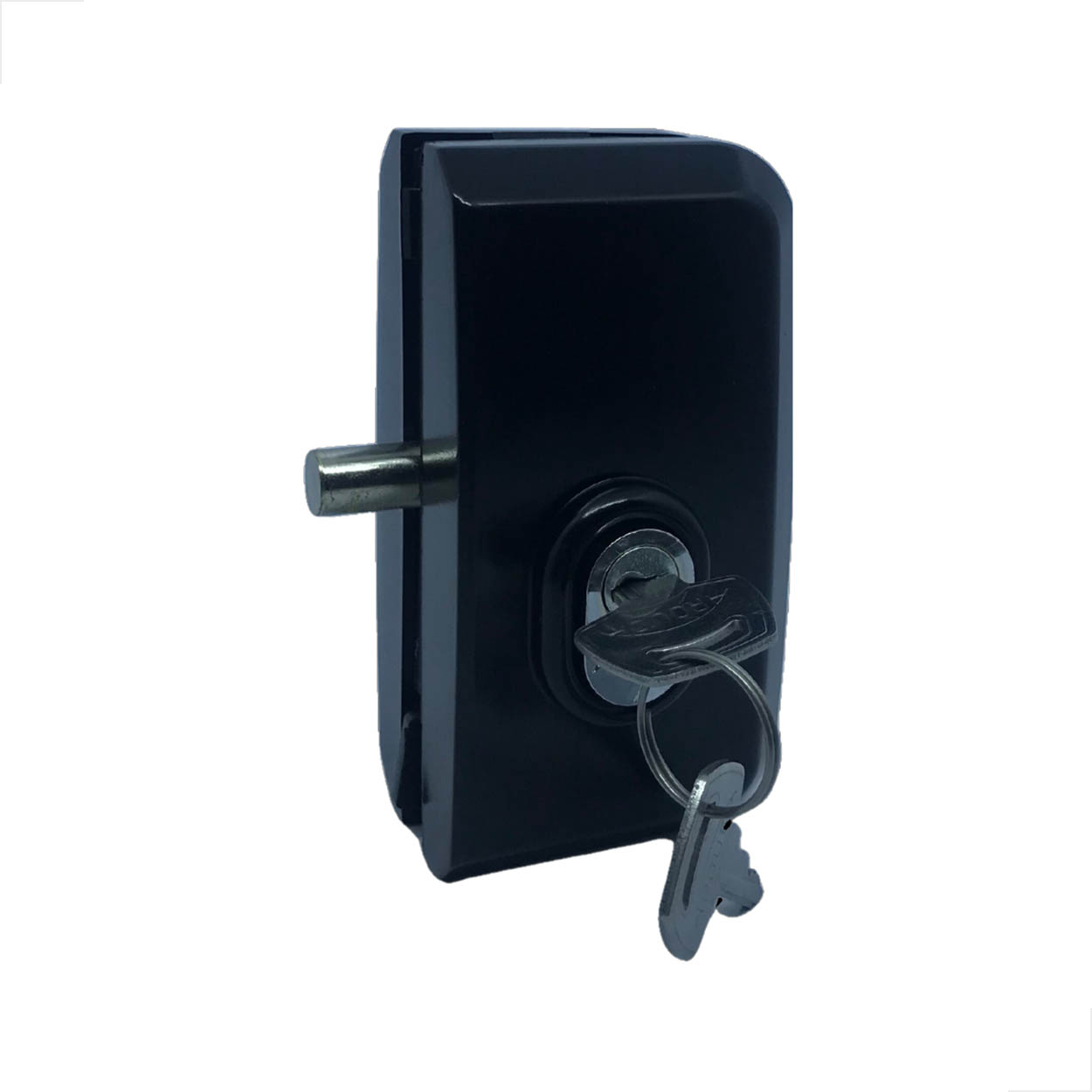 Fechadura Porta De Abrir Vidro Linha Capa CH1520 Preto