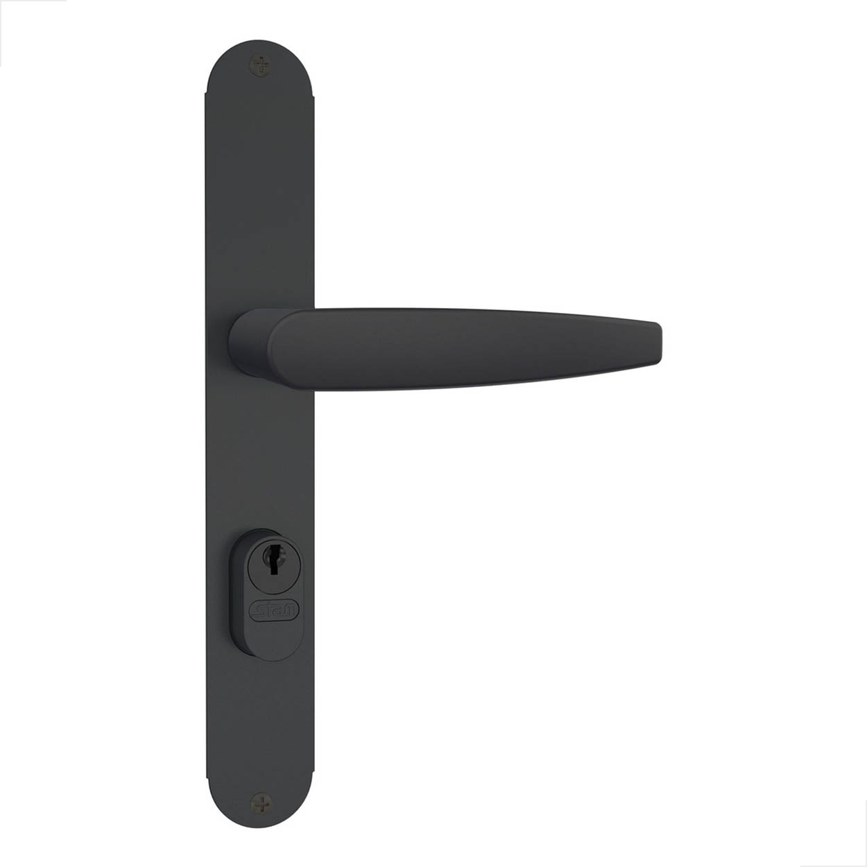 Fechadura Stam Perfil Porta Alumínio 603/33 36mm Preto Fosco