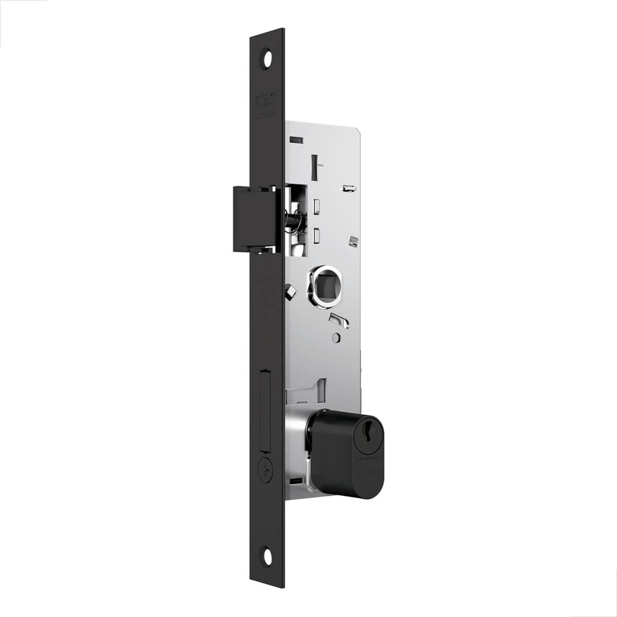 Fechadura Stam Perfil Porta Alumínio 603/33 36mm Preto Fosco