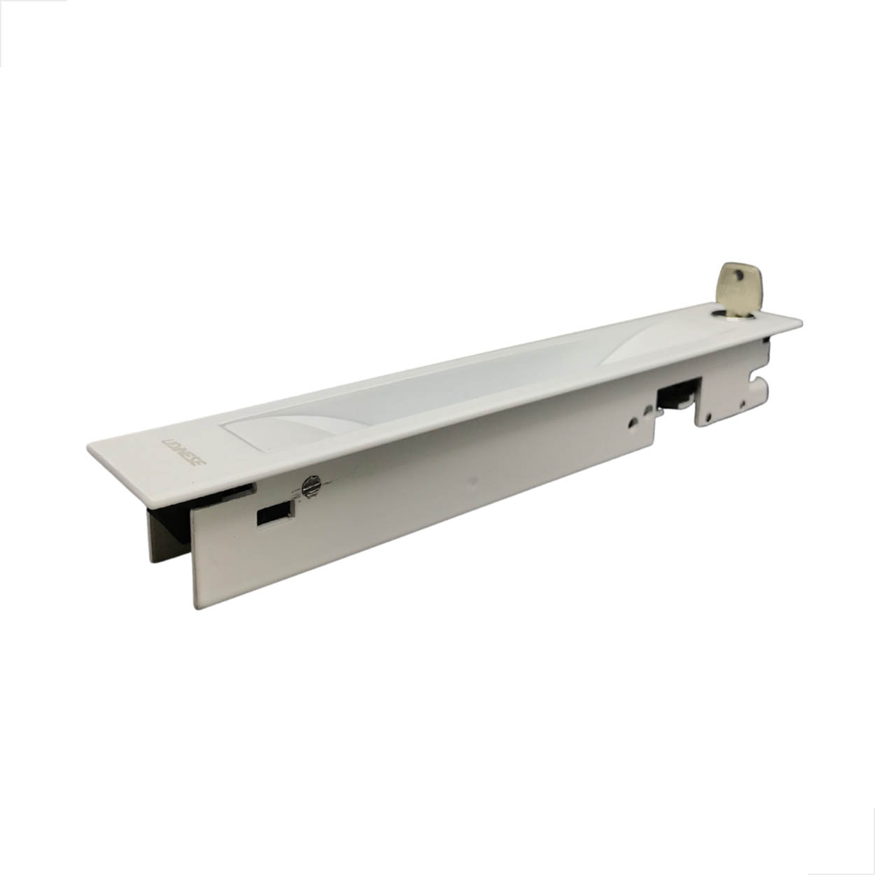 Fecho Concha 220 Flare Udinese Com Chave Lingueta Branco