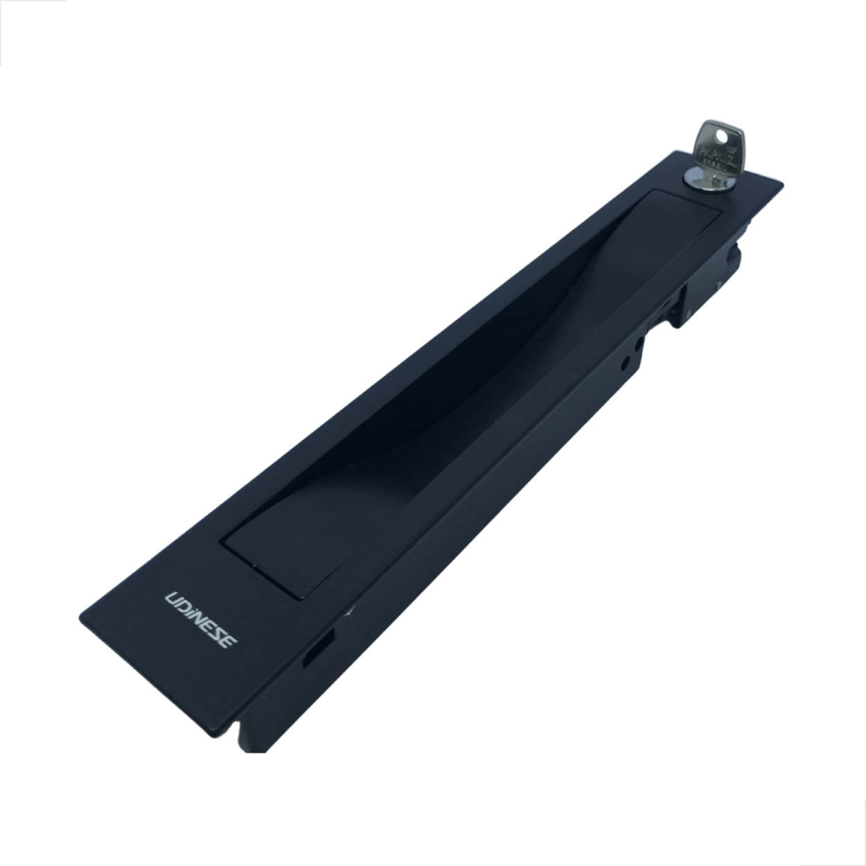 Fecho Concha 220 Flare Udinese Com Chave Lingueta Preto