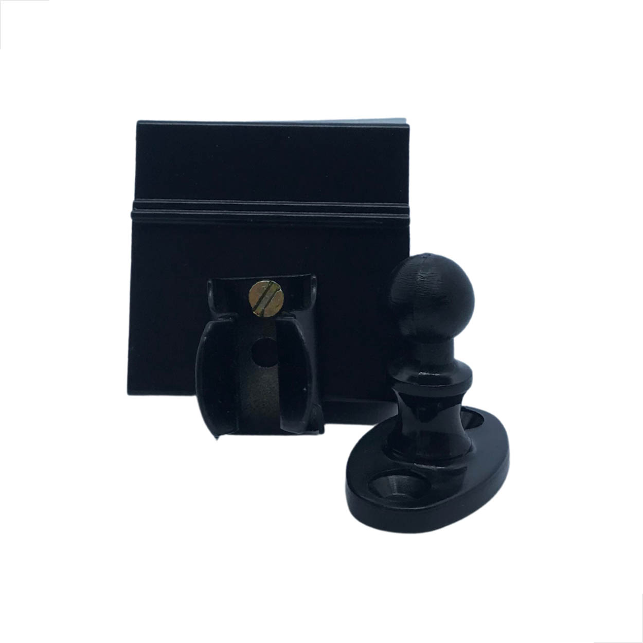 Fixador De Porta De Vidro Temperado Pressão G1871 Preto