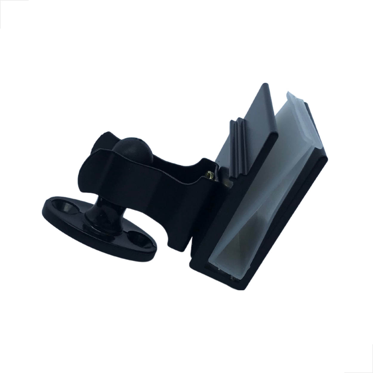 Fixador De Porta De Vidro Temperado Pressão G1871 Preto
