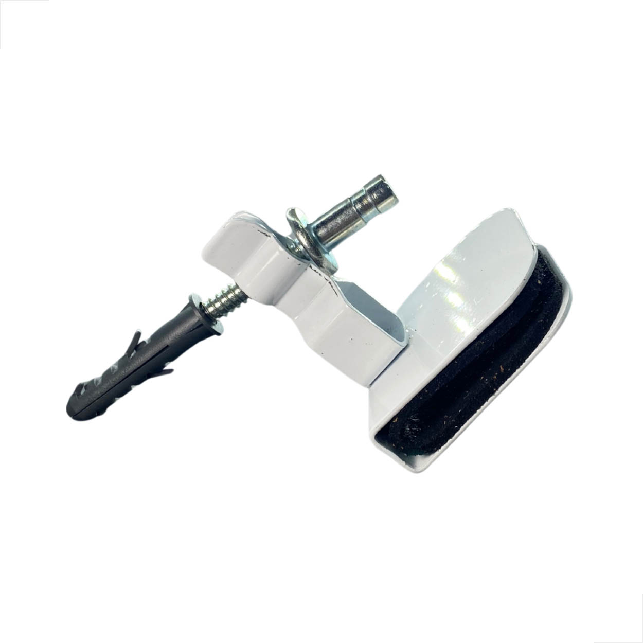 Fixador De Porta Pressão Rodapé e Piso M1702 Branco