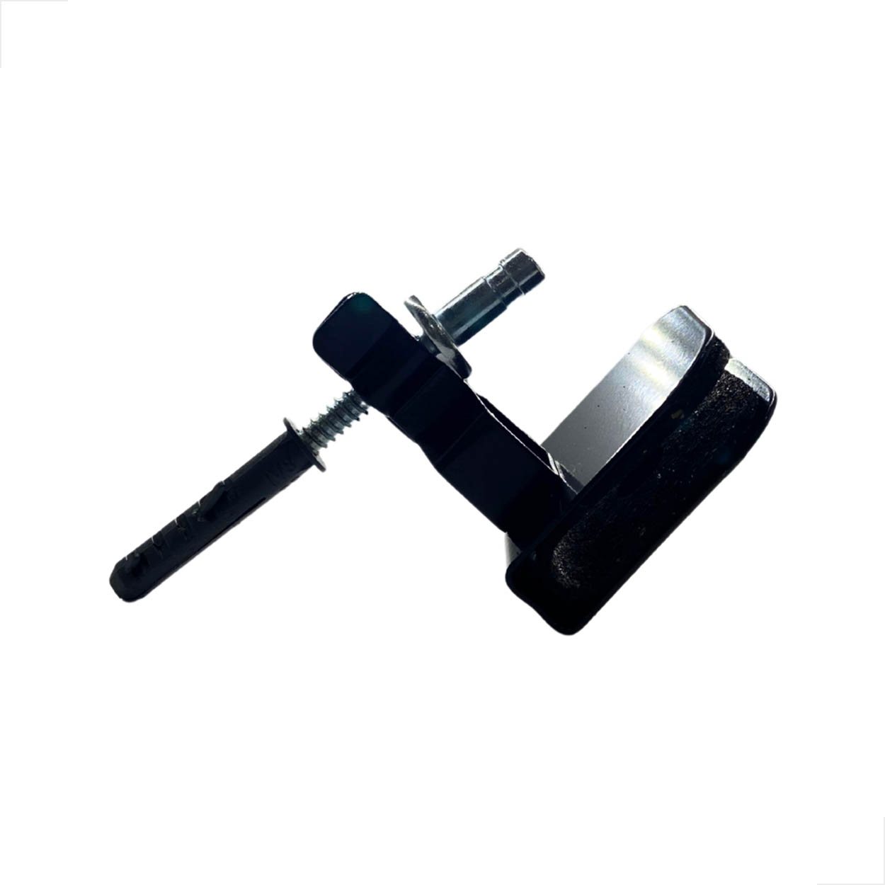 Fixador De Porta Pressão Rodapé e Piso M1702 Preto