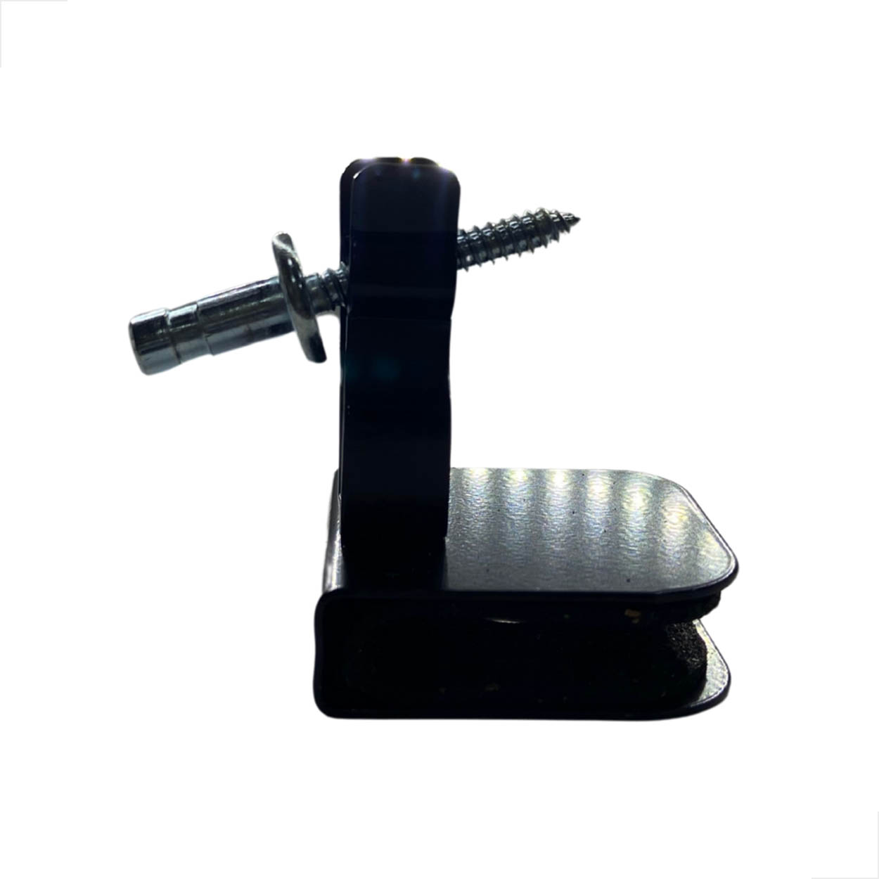 Fixador De Porta Pressão Rodapé e Piso M1702 Preto