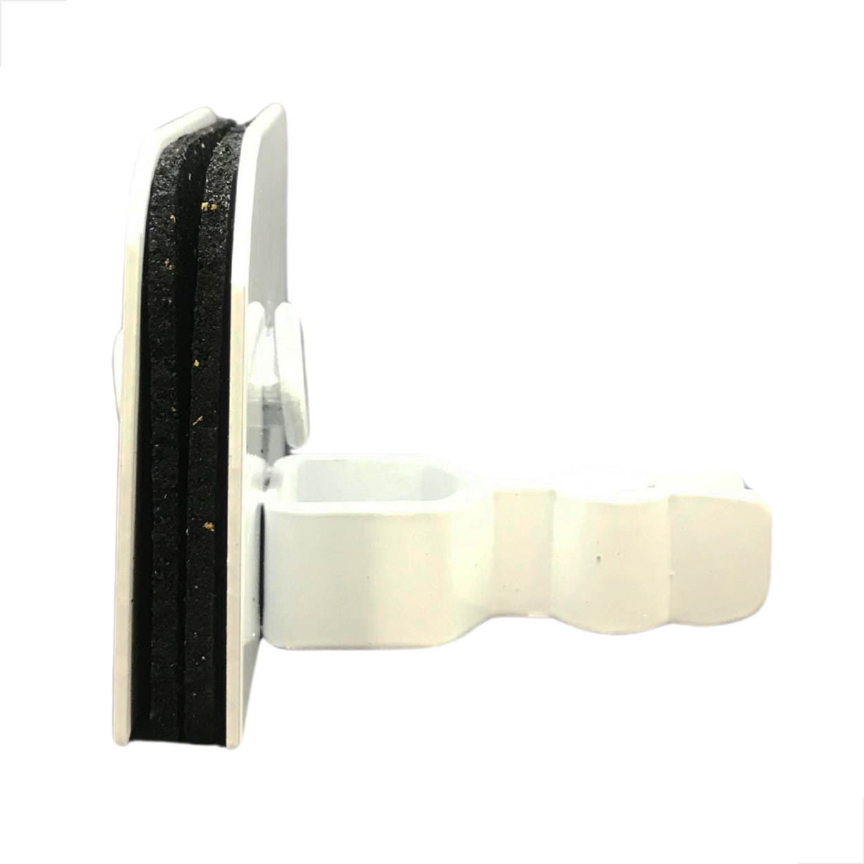 Fixador Porta Pressão Rodapé Piso C/ Parafuso M1702X Branco